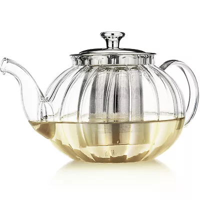 Teabloom Vienna Glass Teapot With Removable Infuser • $19.95