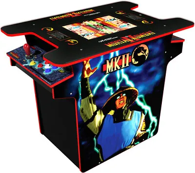 Arcade1Up Mortal Kombat/Midway Head-to-Head Gaming Table With Light Up Decks [Ne • $399.99