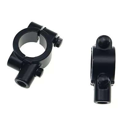 1  25mm Handlebar 8mm M8 Mirror Clamp On Mount Adapter Cruiser Chopper Custom VN • $4.98