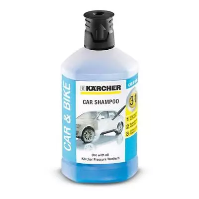 Karcher 6.295-750.0 3-IN-1 Car Bike Care Cleaning Washing Shampoo 1 Litre RM 610 • £10.89