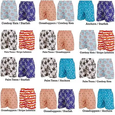 2-Pack Men Swimming Trunks 2 Pockets Swimwear Shorts Beach Suit /w Mesh Lining • $24.99