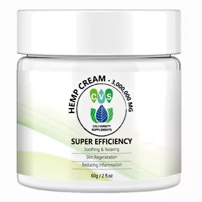 2 Bottle Hemp Cream 3000000 Super Efficiency • $19.99