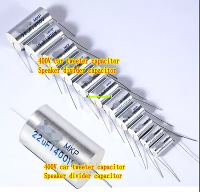 400V Speaker Divider Capacitor Car Tweeter Capacitors 1uf~22uf Audio Parts • £2.15