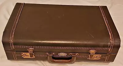 ROYAL VACATIONER LUGGAGE Vintage Hard-Shell Mid-Century Retro Suitcase 1950's • $68