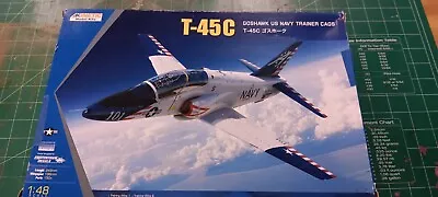 1:48 USN T-45A/C Goshawk Trainer Aircraft Kinetic Model Kit 48094 • $45