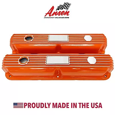 Mopar Performance 318 340 360 Orange Valve Covers - Custom - Ansen Exclusive • $229