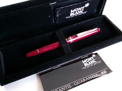 Montblanc Meisterstuck Classique 144 Fountain Pen Burgundy 14K EF Nib W.-Germany • $259.99