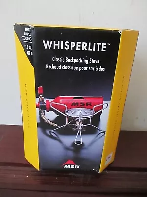 Msr Whisperlite Classic Backpacking Stove White Gas New In Box No Bottle • $94.98