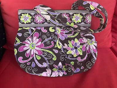 Vera Bradley Purple Punch Morgan Tote * Excellent Condition * Purse Shoulder Bag • $9.95