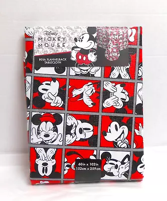 Disney Mickey Mouse & Friends 60x102 PEVA Flannel Back Indoor Outdoor Tablecloth • $19.89