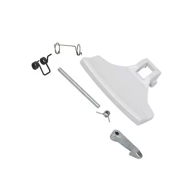 £11.75 • Buy Genuine Zanussi Washing Machine White Door Handle Latch Kit 4055186631