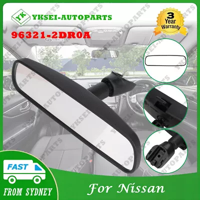 Interior Rear View Mirror Suit For Nissan Navara X-Trail T32 Tiida 96321-2DR0A • $27