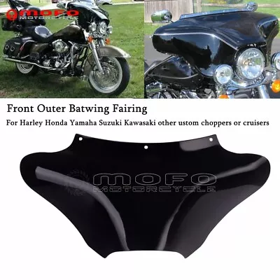 Detachable Batwing Fairing For Harley Suzuki Yamaha Road King Honda VTX1300 1800 • $169.99