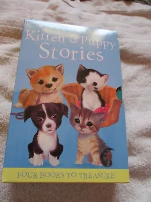 Set Of 4 Holly Webb Puppy And Kitten Books In Handy Case • £5