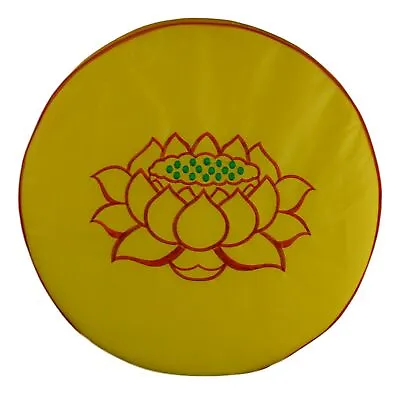 19  Round Foam Golden Lotus Flower Buddhist Pray Meditation Pillow Pad Mat Cu... • $27.72