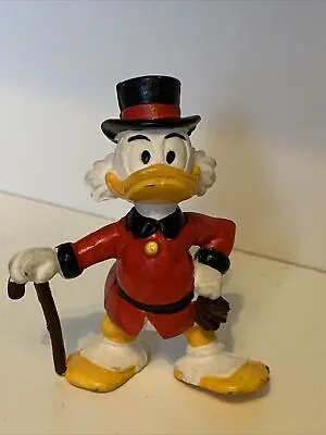 1988 Vintage Scrooge Mcduck Disney Figure By Bully West Germany • £7.99