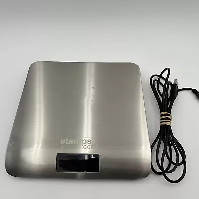 Stamps.com Stainless Steel 5LB Pound Digital Postal Scale USB With Cable • $6.40