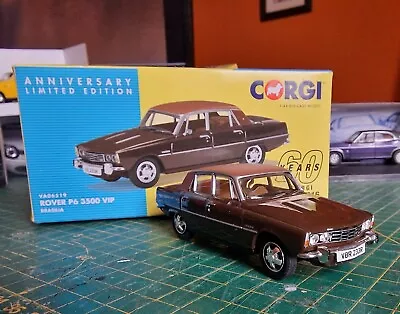 Vanguards 1/43 - Rover P6 3500 VIP Brasilia Brown Diecast Model - VA06519 • £20