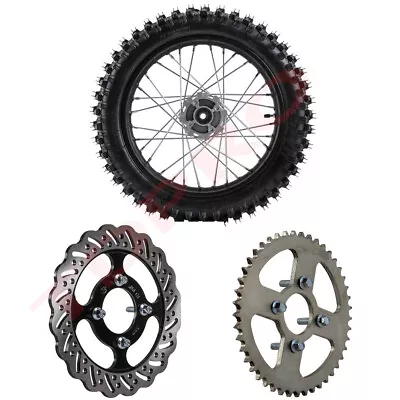 $185.56 • Buy 16   Rear Wheel 90/100-16 Tire Rim Assembly Disc Sprocket CR85 Big Wheel TTR125