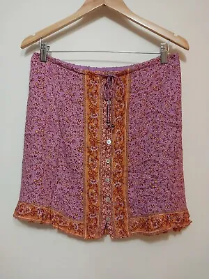 $45 • Buy Arnhem Island Mini Skirt In Amethyst/purple - Size 12