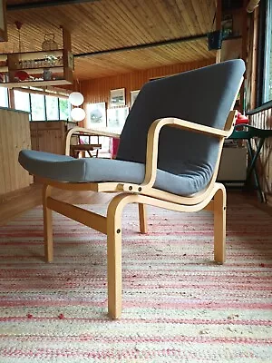 Chair Vintage Relaxing Finn Ostergaard Retro Easy Kvist Danish 70s A23 • $460.38