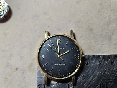 Vintage Benrus 17J Watch - Working - Needs A Crown /Stem And A Crystal • $25