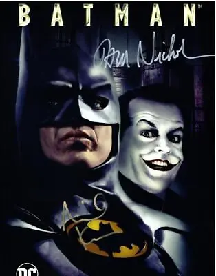 Jack Nicholson Michael Keaton Signed 11x14 Photo Autographed Picture Pic And COA • $151.79