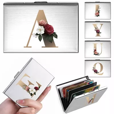 £5.49 • Buy RFID Blocking Credit Card Holders Aluminum Protector Metal Wallet Thin Case Box
