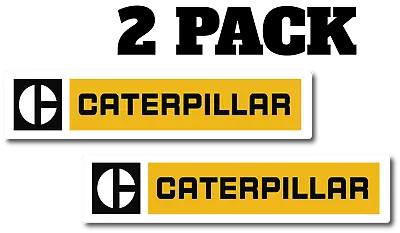 Cat Caterpillar Retro Diesel Power Vinyl Decal Sticker Hardhat Truck Bumper Wall • $5.95