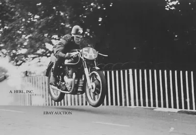 Matchless G45 GA Murphy 1954 Isle Of Man Senior TT Motorcycle Photo Racing Photo • $9.95