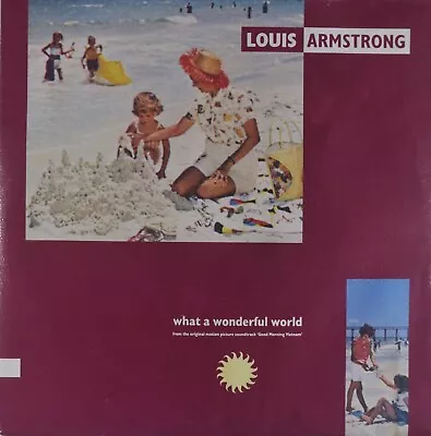 7  LOUIS ARMSTRONG What A Wonderful World OST Good Morning Vietnam A&M Like NEW! • £8.24