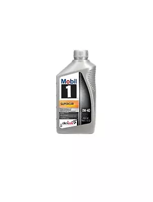 Mobil 1 Supercar Full Synthetic Motor Oil 0W-40 Dexos R 7 Qt • $72