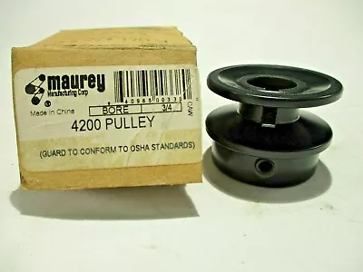 New Maurey 4200 Single Groove Pulley 3/4  Bore • $14.99