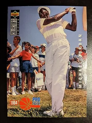 1994 Upper Deck Collector's Choice Silver Signature Michael Jordan #204 Golfing • $23