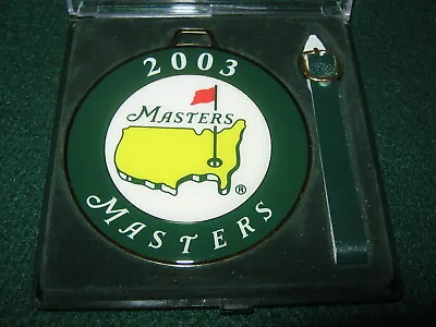  2003 Masters AUGUSTA GOLF TOURNAMENT Bag TAG (Winner) MIKE WEIR • $99.95