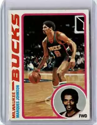 1978-79 Topps Marques Johnson Basketball Card Milwaukee Bucks #126 • $6.30