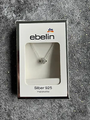 BNWT Ebelin 925 Sterling Silver Ball Necklace • £9.99