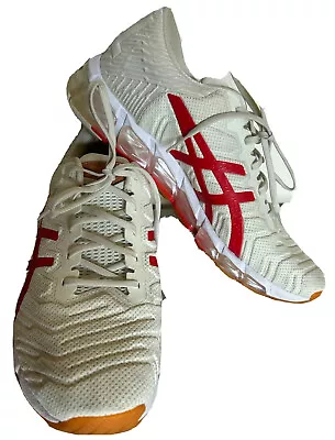 Asics Gel-Quantum 360 5 Womens White Trainers Sneakers Running Size 10 Used Ones • $110