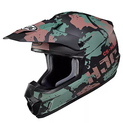 HJC CS-MX2 Ferian Motocross Helmet Green Camo XS SM MD LG XL 2XL 3XL ATV BK • $98.99