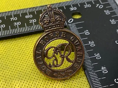 WW1 / WW2 British Army Royal Horse Guards Officer's Cap Badge • $42.42