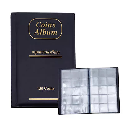 150 Pocket Book Supplies For Collector Coin Collection Album Brochure Stationery • £12.20