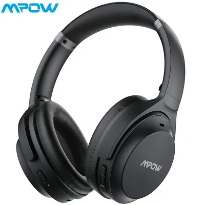 Mpow ANC Wireless Over Ear Bluetooth Headphones Active Noise Cancelling Headset • £25.37