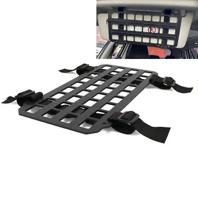 Car Sun Visor Tactical MOLLE Storage Holder Organizer Insert For Pen Sunglasses • £22.79