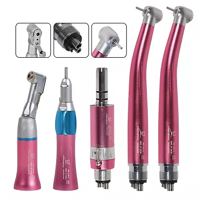 Pieza De Mano Dental Estilo NSK Alta Baja Velocidad 4H 2H Kit Turbina De Aire • $173.98