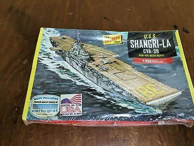 The Lindberg Line USS Shangri-La CVA-38 1:900 Model Kit Sealed • $35