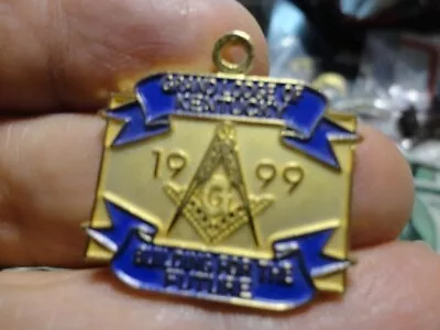 Vintage 1999 Grand Lodge Of Kentucky Numbered Masonic Watch Fob Or Medal • $12.95
