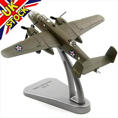 1/144 Scale B-25 Bomber Mitchell Alloy Aircraft Model Plane With Display Stand • £30.82
