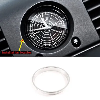 For 08-18 Land Rover Defender Car Accessories Clock Ring Trim Alloy Silver Cover • $29.79