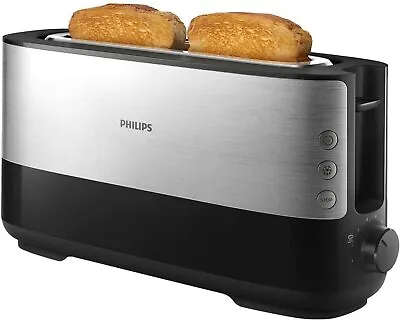 £45.98 • Buy Philips Viva Collection Long Slot Toaster HD2692/90