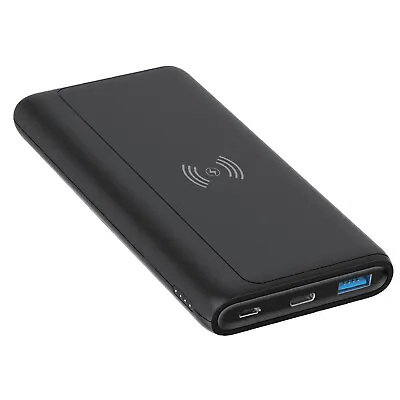 10000MAH POWER BANK WIRELESS CHARGING BACKUP BATTERY PORTABLE SLIM For TABLETS • $42.21